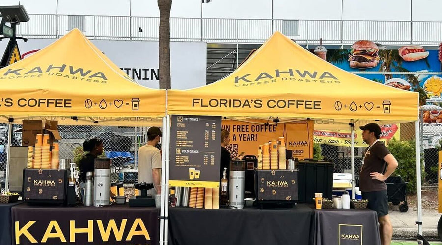 Kahwa Coffee featured at the 20th Annual Grand Prix of St. Petersburg