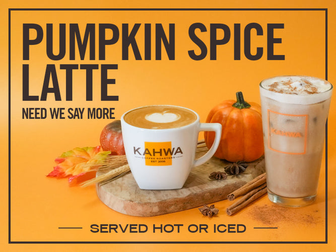 Embrace Fall Early with the Return of Kahwa’s Pumpkin Spice Latte!